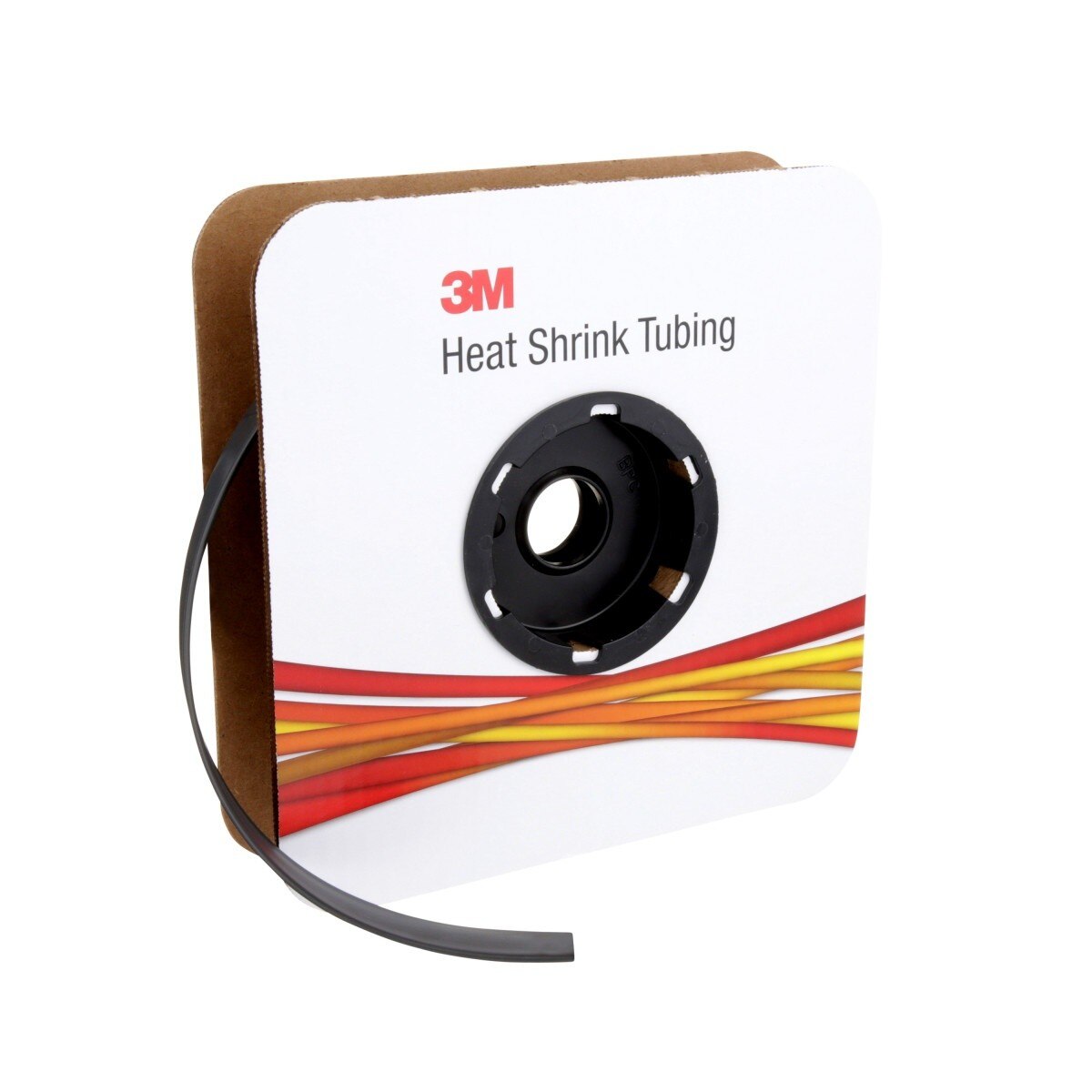3M Heat Shrink Thin Wall Tubing FP-301, Black, 2 to 1 Shrink Ratio, 3/4 in x 50 ft Spool (FP0.750BK50'S) (7100030629)  - (3Pack) - 9