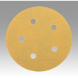 3M 255L Hookit Gold Film Disc, 5 in x NH, D/F 5 HL P180, Die 500FH (7100031868) (400 Pack)