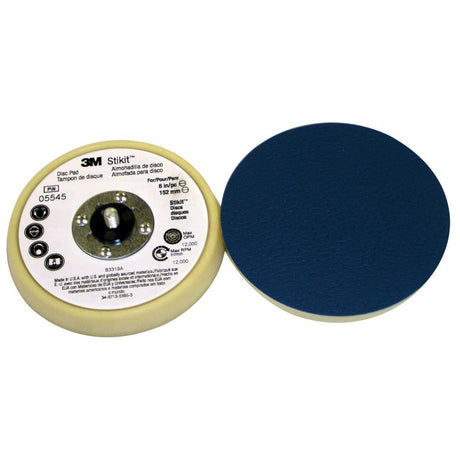 3M Stikit Low Profile Finishing Disc Pad, PSA Soft Beige, 5 in, 5/16-24 External (05545) (7100032986)  - (10Pack)