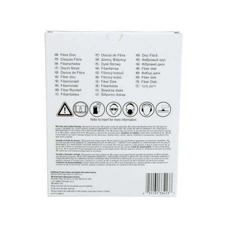 3M 786C 33413 Cubitron II Abrasive Fibre Disc, 5 in x 7/8 in, 36+ Grit, Purple (7100033183) (25 Pack) - 10