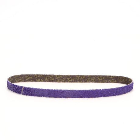 3M 786F 33443 Cubitron II File Belt, 36+ Grit, Purple, 1/2 in x 18 in, Spot Weld Removal (7100033184) (50 Pack) - 2