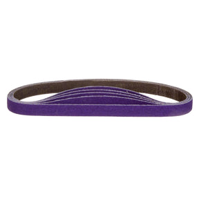 3M 786F 33445 Cubitron II File Belt, 60+ Grit, Purple, 1/2 in x 18 in, Spot Weld Removal (7100033185) (10 Pack)