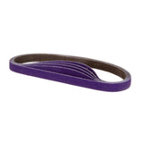 3M 786F 33445 Cubitron II File Belt, 60+ Grit, Purple, 1/2 in x 18 in, Spot Weld Removal (7100033185) (50 Pack) - 3