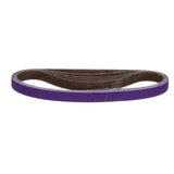 3M 786F 33445 Cubitron II File Belt, 60+ Grit, Purple, 1/2 in x 18 in, Spot Weld Removal (7100033185) (50 Pack) - 4