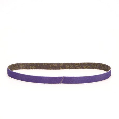3M 33446 Cubitron II File Belt, 80+ Grit, Purple, 1/2 in x 18 in, Spot Weld Removal (7100033186) (10 Pack) - 9