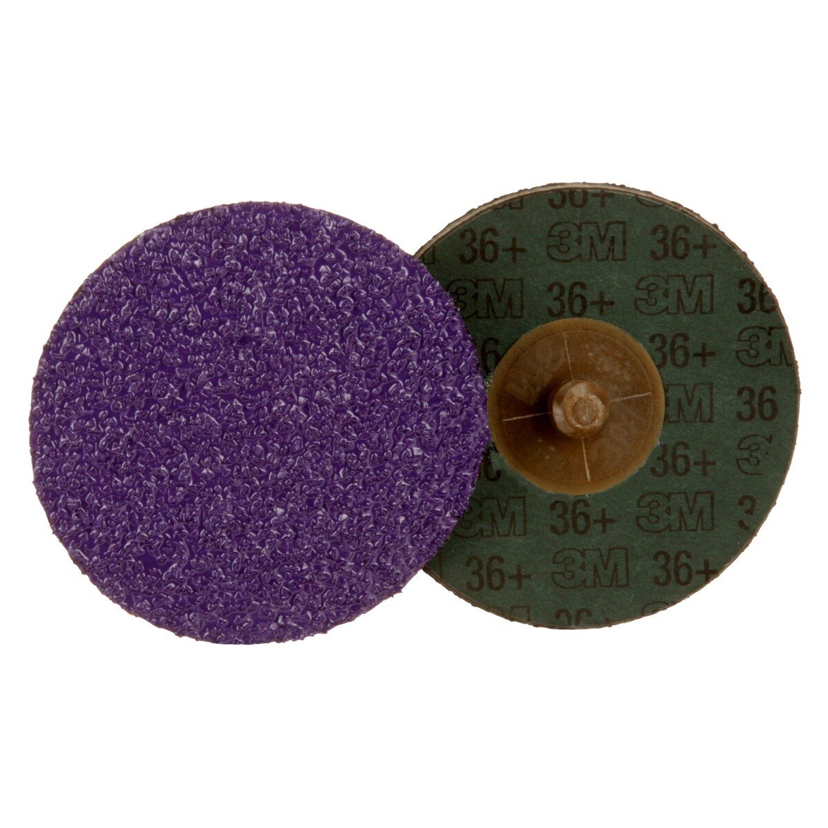 3M 786C 33389 Cubitron II Roloc Fibre Disc, Purple, 3 in, 36+ Grit (7100033190) (90 Pack) - 2