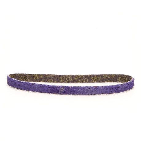 3M 786F 33437 Cubitron II File Belt, 36+ Grit, Purple, 3/8 in x 13 in, Spot Weld Removal (7100033193) (50 Pack) - 5