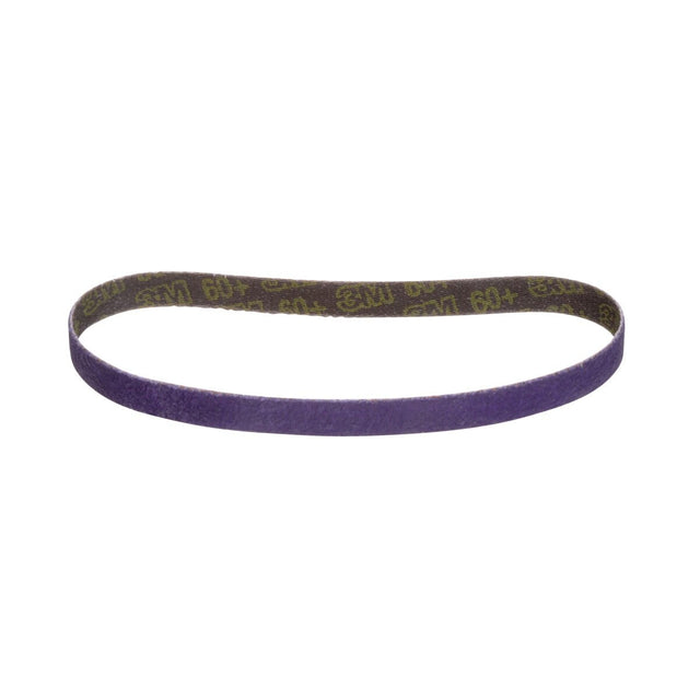 3M 786F 33439 Cubitron II File Belt, 60+ Grit, Purple, 3/8 in x 13 in, Spot Weld Removal (7100033194) (10 Pack)