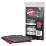 3M PO-HP 7447/7448 64933 Scotch-Brite Pro Hand Pad Multipack, Gray Maroon, 6 in x 9 in (7100033494) (400 Pack) - 3