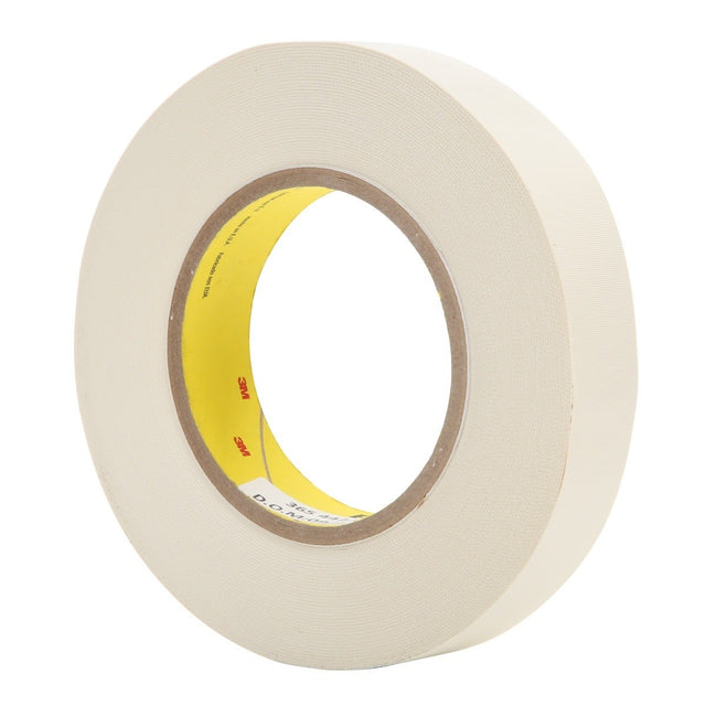 3M 365 Thermosetable Glass Cloth Tape, White, 3/4 in x 60 yd, 8.3 mil (7100034270) (48 Pack)