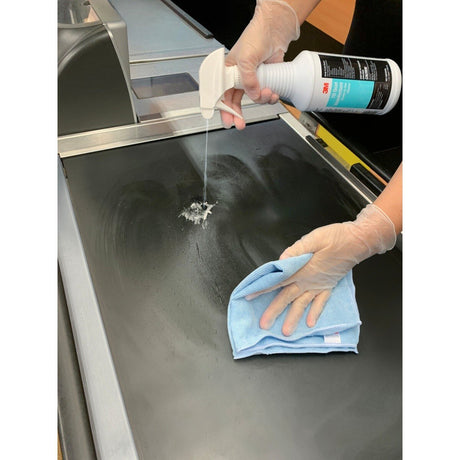 3M TB Quat Disinfectant Ready-To-Use Cleaner, Deodorizer, Disinfectant, 1 qt Bottle (7100034339)  - (12Pack) - 3