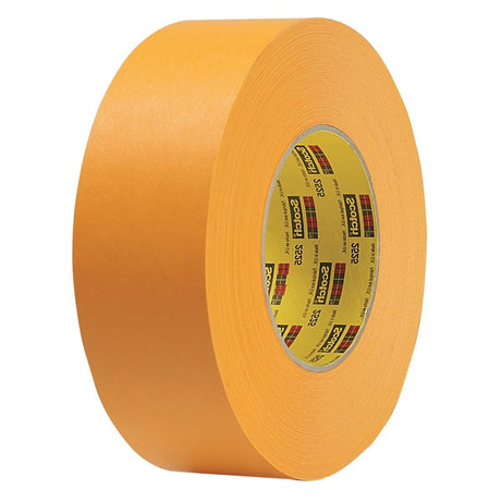 3M 2525 Performance Flatback Tape Orange High Visibility High Tack High Temperature Hand Tearable 1/2 in x 60 yd 9.5 mil (7100034662) (72 Pack)