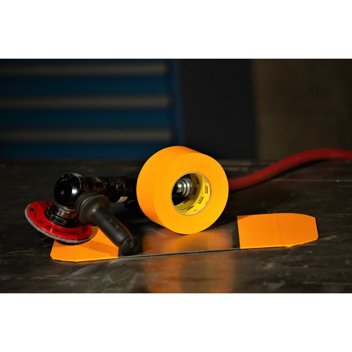 3M 2525 Performance Flatback Tape Orange High Visibility High Tack High Temperature Hand Tearable 1/2 in x 60 yd 9.5 mil (7100034662) (72 Pack) - 6