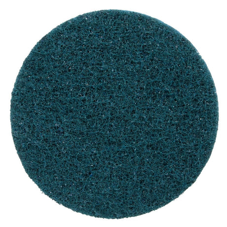 3M SC-DS Scotch-Brite Roloc Surface Conditioning Disc, TS, Aluminum Oxide, Very Fine, Blue, 3 in (7100035125) (100 Pack) - 2