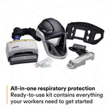 3M TR-600-HIK Versaflo Heavy Industry PAPR Kit Powered Air Purifying Respirator (7100035755) - 6