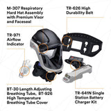 3M TR-600-HIK Versaflo Heavy Industry PAPR Kit Powered Air Purifying Respirator (7100035755) - 7