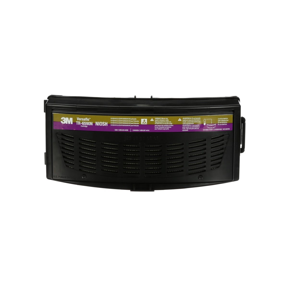 3M Versaflo Multi Gas HE Cartridge Black (TR-6590N) (7100035844)  - (5Pack)
