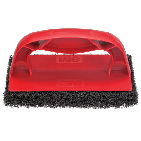 3M Scotch-Brite Scotchbrick Griddle Scrubber 9537CC Heavy Duty Red 4 in x 6 in x 3 in (7100036207)  - (12Pack) - 2