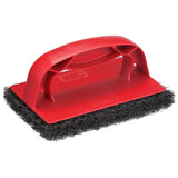 3M Scotch-Brite Scotchbrick Griddle Scrubber 9537CC Heavy Duty Red 4 in x 6 in x 3 in (7100036207)  - (12Pack) - 3