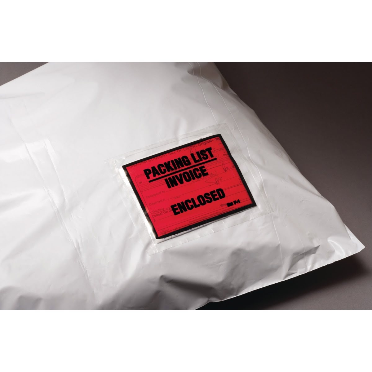 3M FED1 Non Printed Perforated Packing List Envelope, Clear Polyethylene, Transparent, 6-3/4 in x 10-3/4 in (7100036436) (500 Pack) - 6