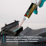 3M 8010 Scotch-Weld Structural Plastic Adhesive DP Blue for Plastic to Metal Bonding (45 mL Duo-Pak) (7100036717) (12 Pack) - 9