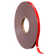 3M 4646 56313 VHB Tape, Dark Gray, 1/2 in x 36 yd, 25 mil (7100037112) (4 Pack)