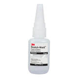 3M Scotch-Weld Plastic and Rubber Instant Adhesive, Clear, 20 Gram Bottle (PR1500) (7100039201)  - (10Pack)
