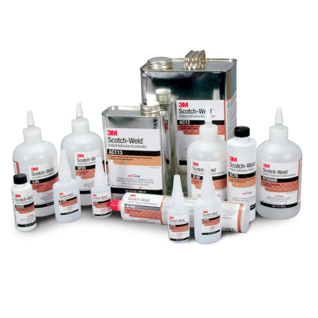3M PR600 Scotch-Weld Plastic & Rubber Instant Adhesive, Clear, 500 Gram (7100039246) - 2