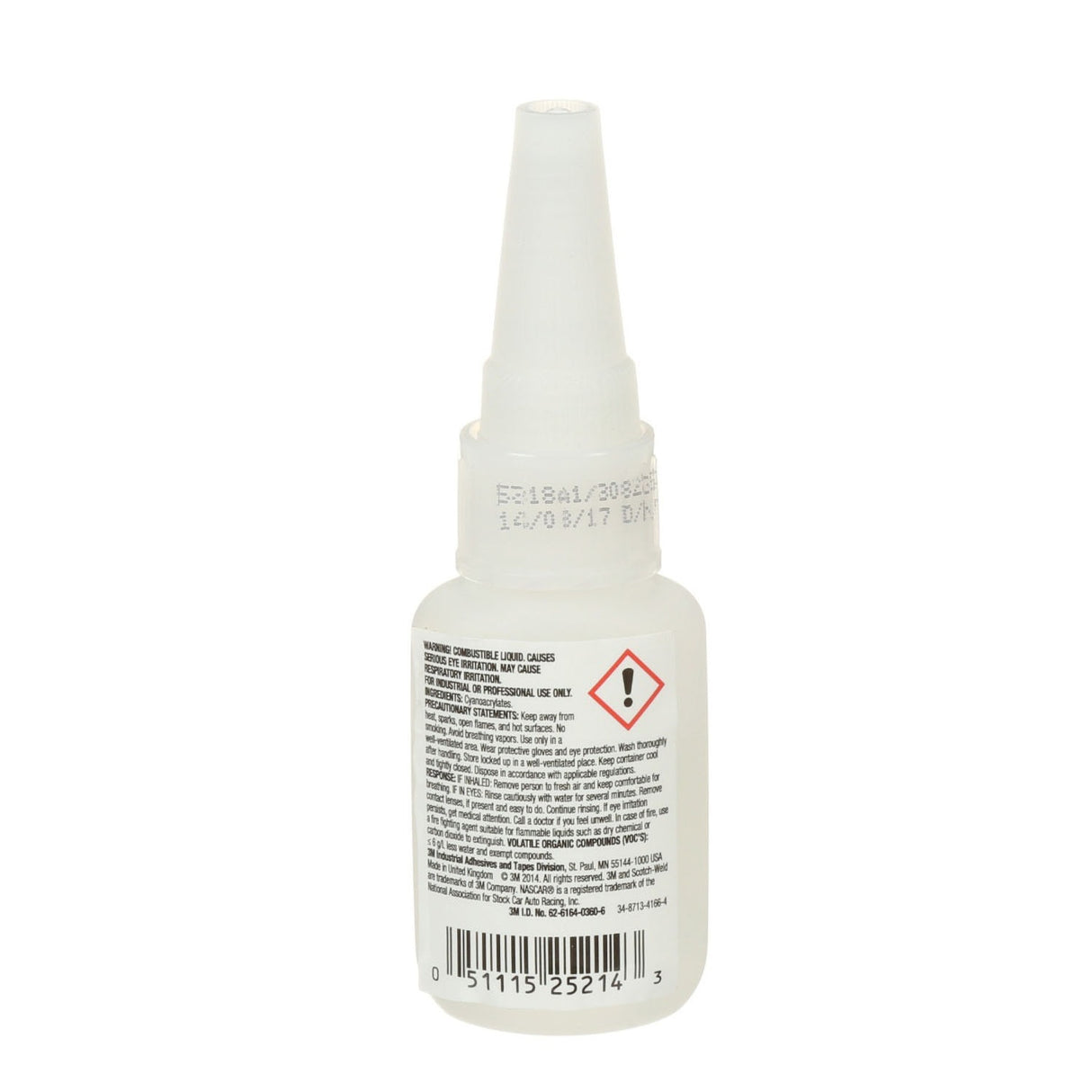 3M PR100 Plastic and Rubber Instant Adhesive, Clear, Low Viscosity, 20 g (0.70 oz) Bottle (7100039259)  - (10Pack) - 8