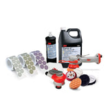 3M 20244 Stikit Mini Random Orbital Nib Sander, Pneumatic Palm Sander, Automotive Paint Repair, 1-1/4 in, 3/16 in Orbit (7100040572) - 4