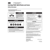 3M 341D Cloth Spiral Band , 1/2 in x 1/2 in P120 X-weight (7100040574) (100 Pack) - 2