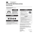 3M 341D Cloth Spiral Band , 1/2 in x 1/2 in P120 X-weight (7100040574) (100 Pack) - 2