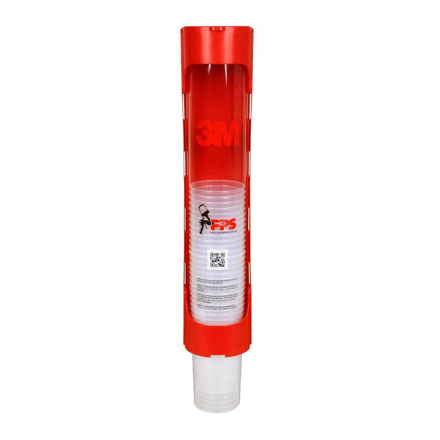 3M 16219 PPS Liner Dispenser for Legacy Paint Preparation System, Large Standard or Midi, Red, Wall Mountable (7100041780)
