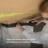 3M 226 Scotch Solvent Resistant Masking Tape, Black, 10.6 mil, 1-1/2 in x 60 yd (7100042803) (24 Pack) - 7
