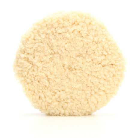 3M Wool Compounding Pad, Double Sided, Waffle, Wool, White, 9 in (33280) (7100042950)  - (6Pack)