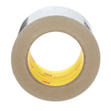 3M 1521CW Aluminum Foil Tape, Silver, 72 mm x 45.7 m, 2.8 mil (7100043752) (256 Pack) - 3