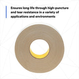 3M 1540CW Venture Tape ASJ Facing Tape, White, 72 mm x 45.7 m (7100043768)  - (16Pack) - 10