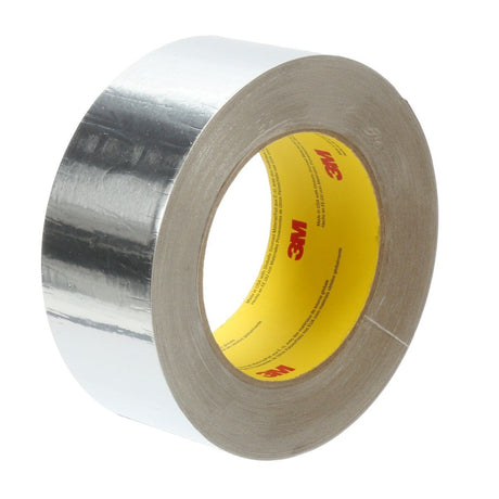 3M 1521CW Aluminum Foil Tape, Silver, 48 mm x 45.7 m, 2.8 mil (7100043781) (576 Pack)