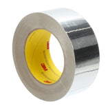 3M 1521CW Aluminum Foil Tape, Silver, 48 mm x 45.7 m, 2.8 mil (7100043781) (576 Pack) - 2