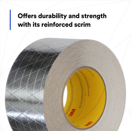3M 2C110 FSK Facing Tape Acrylic Pressure Sensitive Cold Weather Adhesion Heavy Duty Liner Foil Scrim Kraft UL723 Classified 2-7/8 in x 50 yd (7100043825) (16 Pack) - 7