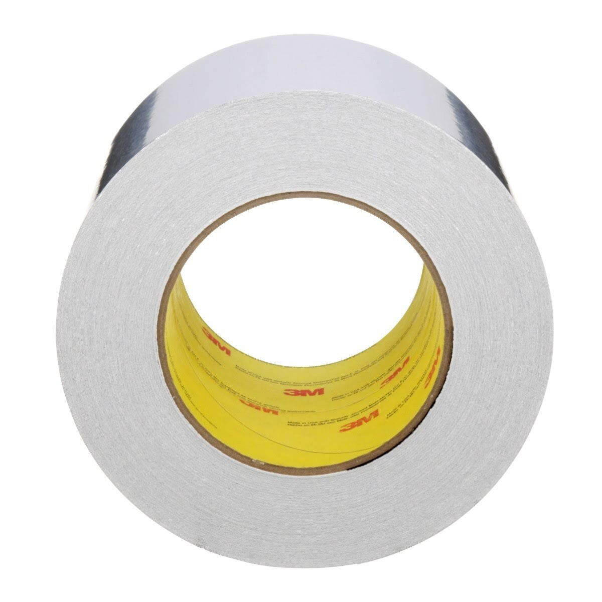 3M 2C120 Aluminum Foil Tape, Silver, High Strength, Conformable, Heavy Duty Liner, UL723 Classified, 3-7/8 in x 50 yd, 1.8 mil (7100043891) (12 Pack) - 4