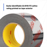 3M 1599B Venture Tape UL181B-FX Polypropylene Duct Tape, Silver, 72 mm x 109.7 m, 3 mil (7100043909)  - (16Pack) - 6