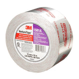 3M UL181A-P 1581A Venture Tape Aluminum Foil Tape, Silver, 72 mm x 55 m, 2 mil (7100043929)  - (16Pack) - 2