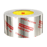 3M UL181A-P 1581A Venture Tape Aluminum Foil Tape, Silver, 72 mm x 55 m, 2 mil (7100043929)  - (16Pack) - 3