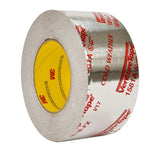 3M UL181A-P 1581A Venture Tape Aluminum Foil Tape, Silver, 72 mm x 55 m, 2 mil (7100043929)  - (16Pack) - 5