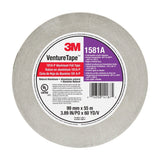 3M UL181A-P 1581A Venture Tape Aluminum Foil Tape, Silver, 72 mm x 55 m, 2 mil (7100043929)  - (16Pack) - 9