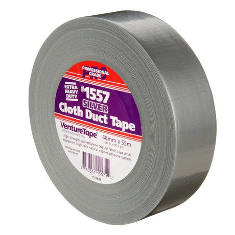 3M 1557 Venture Tape Extreme Cloth Duct Tape, Silver, 48 mm x 55 m (1.88 in x 60.1 yd) (7100043944)  - (24Pack) - 3