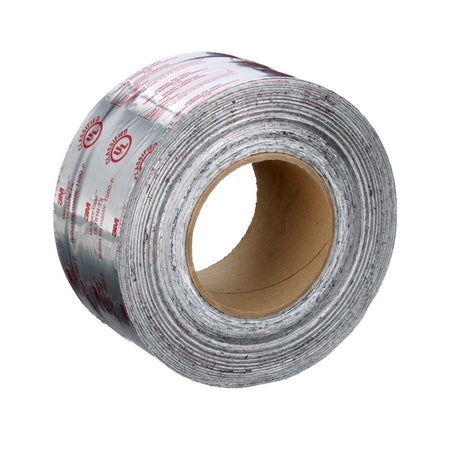 3M Venture Tape UL181B-FX Mastik Foil Tape, Silver, 3 in x 100 ft (1580-P) (7100043954)  - (16Pack) - 8