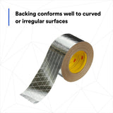 3M 1525CW Venture Tape FSK Facing Tape, Silver, 123.75 mm x 45.7 m (7100043968)  - (8Pack) - 5