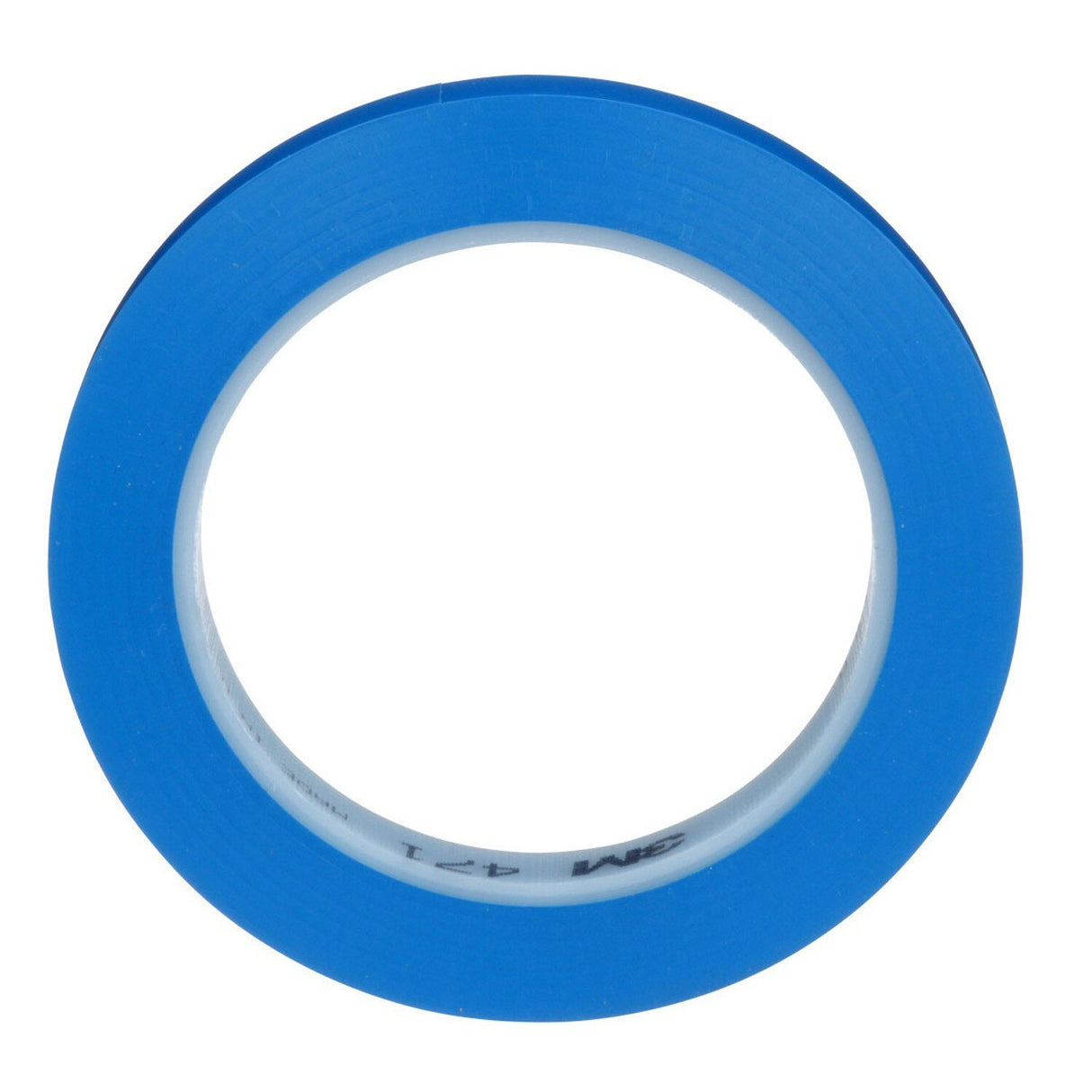 3M 471 Vinyl Tape, Blue, 1/2 in x 36 yd, 5.2 mil (36408) (7100044170)  - (72Pack) - 4
